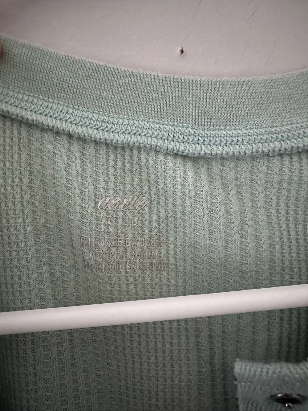 aerie Ribbed Long Sleeve Top